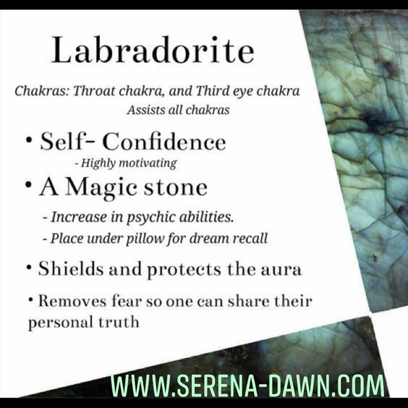 Labradorite Stone Moon Crescent Necklace Silver - Picture 5 of 7